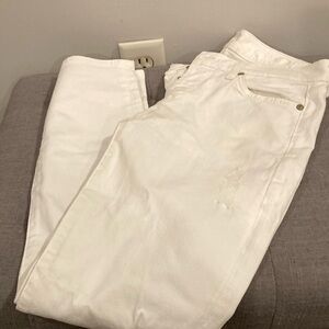 Seven For all Mankind White Jeans size 25